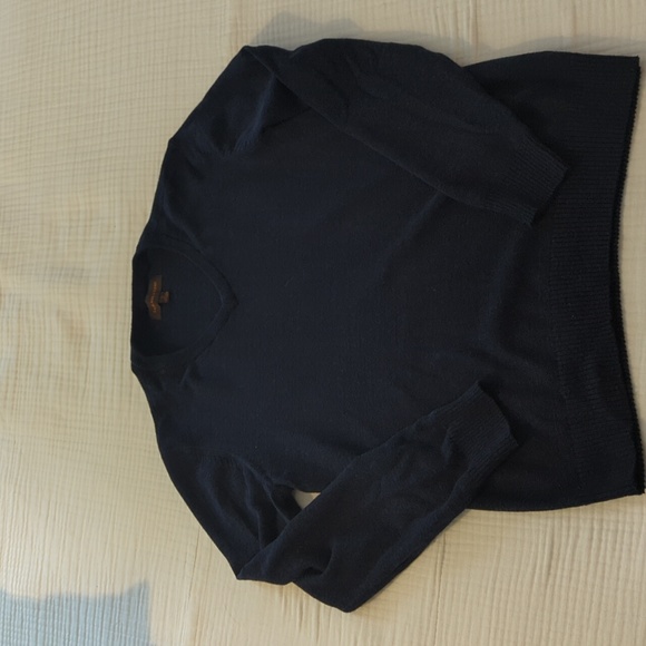 Men's navy Fairlane and Sons Sweater, Size Medium - Picture 4 of 6